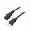 3-101-170 Cable; 2x18AWG; IEC C17 female,NEMA 1-15 (A) plug; PVC; 2.5m X4HKS-juanekdYJCX4KIqkPTf68CiZ1MEyXZoEOHscI