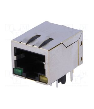 LMJ1998824110DL1T39J Connector: RJ45; socket; PIN: 8; shielded,with LED; 8p8c; THT n7HNvHhvk8ZaI0HmcfZtGFwPUMw4zMWNLVlGW8NNoiU