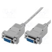 68484 Cable; D-Sub 9pin socket,both sides; 2m; null-modem,snapped-in l31GTKqZYOxP2-CH87loE4u82Ijig9CD0D7CdNMui1g