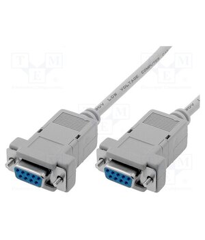 68484 Cable; D-Sub 9pin socket,both sides; 2m; null-modem,snapped-in l31GTKqZYOxP2-CH87loE4u82Ijig9CD0D7CdNMui1g