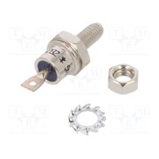 ZB25A 1200V Diode: rectifying; 1.2kV; 25A; anode to stud; DO5; M5; screw type 7SwoXqZrMtt4JazqYK4EpG17zr9yJUFeTCQ9GlduHCw