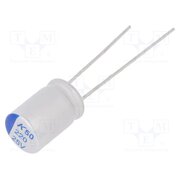 A755KS227M1EAAE025 Capacitor: polymer; low ESR; 220uF; 25VDC; THT; ESR: 25mΩ; A755; ±20% 85BBEPBfTGA3S4Ff-hu4CrFzNVD1A9aTJPD8alWzBXU