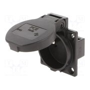 1040-0S Connector: AC supply; socket; 2P+PE; 230VAC; 16A; black; PIN: 3; IP54 Ycf5akbrpkgWmlvWWbFuCLAwsdaMCSyIM48BpwCUdnE