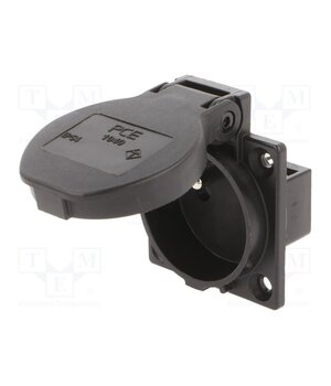 1040-0S Connector: AC supply; socket; 2P+PE; 230VAC; 16A; black; PIN: 3; IP54 Ycf5akbrpkgWmlvWWbFuCLAwsdaMCSyIM48BpwCUdnE