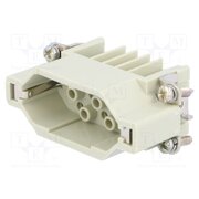 09210153001 Connector: HDC; contact insert; male; 10A; 250V; Han® D; PIN: 15 hnl_paMf0Ro5RlXf52nnQSO1xn-KhLhegiMEkP1Q2aw