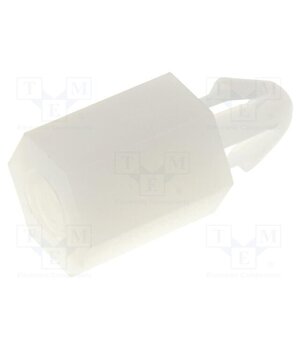 FIX-MAE-7TV PCB distance; polyamide; L: 7mm; natural; Spanner: 5.5mm; Pitch: 0.5 EXs2TA9ErMm-aFON-1I-EHrVMFrpQVlyrAp0XzjCO90