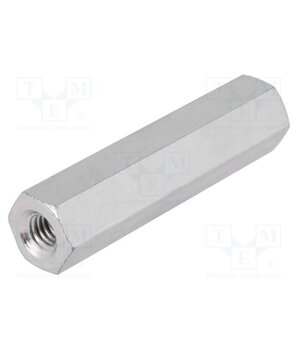 129X20 Screwed spacer sleeve; 20mm; Int.thread: M6; hexagonal; steel R9O57JO8YXgzuzDUtx--qNPJrBFaJKJzFA4Ky7ZPV1g