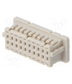 DF20A-20DS-1C Connector: wire-board; plug; female; SignalBee; PIN: 20; 1mm; 2x10 xNdkDyS_kgKPLUkcicOiCc1qrYtuWF6DeVBFA4PbiOE