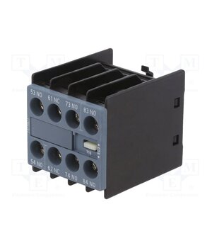 3RH2911-1GA31 Auxiliary contacts; Size: S00; Leads: screw terminals; front; 6A RBjzZ5X_um4iMXak5ijjCiZuuN18gSnHP7E6p1-iGa0