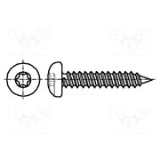 3642096 Screw; for metal; 2.2x19; Head: cheese head; Torx®; TX06; zinc aw25p2d1DKn_owzJn2xW35P_ldjDH4WJDqDBJ3KpRO4