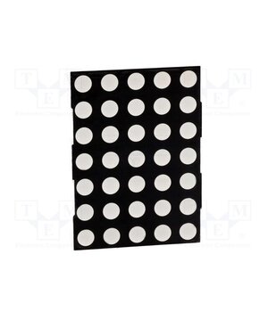 KWM-50571AGB Display: LED; matrix; 5x7; yellow-green; 3÷6mcd; anode; 37.8x53.1mm VWCxPp8GFphpJBqLH10WMjv1iZZbfUbHKDWc2wak28g