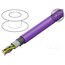 2170215 Wire; UNITRONIC® BUS LD FD P; 3x2x0.25mm2; stranded; Cu; violet BPTIOntJxc9fUeRBY6KLgZMbb6DJSKfqdN8xly2ujkc