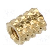 017M2 Threaded insert; brass; M2; BN 37868; L: 3.92mm; for plastic jP3IDq8azVfvqyRIipozkVJyFSVQGS18W564rnD8qcw