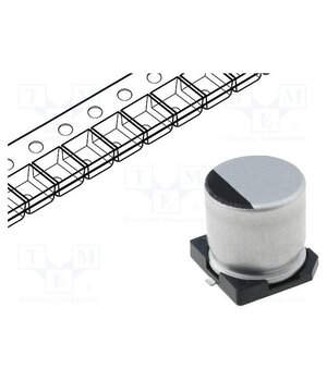 SC1V227M08010VR Capacitor: electrolytic; SMD; 220uF; 35VDC; Ø8x10mm; ±20%; 2000h lBQWANVBBaB0wPvjMAnjct5p00s0dP4GYuF7LfrUNFs