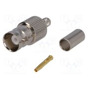 B6121A1-NT3G-1-50 Connector: BNC; plug; female; straight; 50Ω; crimped; for cable Gul0T8ZeLKiGc-NzxTFBDKHOvmipM3mfWDKZb3iCrYE