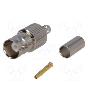B6121A1-NT3G-1-50 Connector: BNC; plug; female; straight; 50Ω; crimped; for cable Gul0T8ZeLKiGc-NzxTFBDKHOvmipM3mfWDKZb3iCrYE