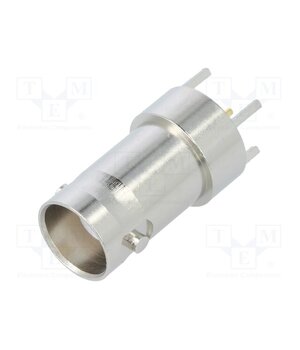 112515 Connector: BNC; socket; female; straight; 50Ω; THT; on PCBs; PTFE 4uUKTFM12giCcVcwbjaLdgRLEL2TsjmO834CzNd5e5E