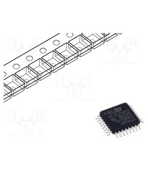 STM32F030K6T6TR IC: STM32 ARM microcontroller; 48MHz; LQFP32; 2.4÷3.6VDC; STM32F0 XxDLYoZtU_FskoeHtebcSnS8rOWk2hpo-nqyU0JAAGY