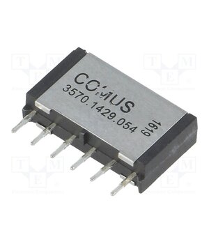 3570.1429.054 Relay: reed switch; DPST-NO; Ucoil: 5VDC; 1A; max.200VDC; 15W; THT LG_0MK3j63YH3mDR9dFyyiCyanVLIpMTrm5vs81HAQw