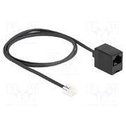 88092 Cable: telephone; RJ11 plug,RJ45 socket; 1m; black; PVC; 28AWG 73_QUiXQN1g3Wbojt-VxD7o3oTbpk3uv_ks3epGGEmA