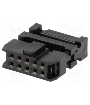 DS1016-10MA2BB Connector: IDC; plug; female; PIN: 10; IDC; for ribbon cable; 2.54mm mgQ15vkAGF4mpIpwkR0fL4acU3EH5RIgwhk62xIl-UY
