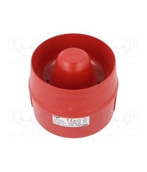C115600113 Signaller: sound; siren; 230VAC; 107dB; ES2; IP65; red; Ø105x84mm uhWWjD9Mfx-2oq_rviD9wVC8OT_l5nM4_kPlQMiD6-o