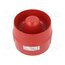C115600113 Signaller: sound; siren; 230VAC; 107dB; ES2; IP65; red; Ø105x84mm uhWWjD9Mfx-2oq_rviD9wVC8OT_l5nM4_kPlQMiD6-o