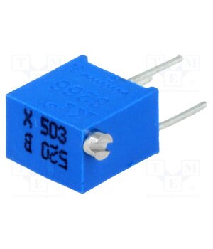 T67X-50K Potentiometer: mounting; multiturn; 50kΩ; 250mW; ±10%; linear; THT 4M_TVTfl_mLT8yv8WkQyV9TSexoAjhPiHA0TPNy1KDA