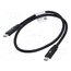 CA-CMCM-40CU-0005-BK Cable; USB 2.0; USB C plug,both sides; gold-plated; 0.5m; black OETHKMlsBZJTqj_Uj5-30cFEsTwnSd08If2prr12ZB8