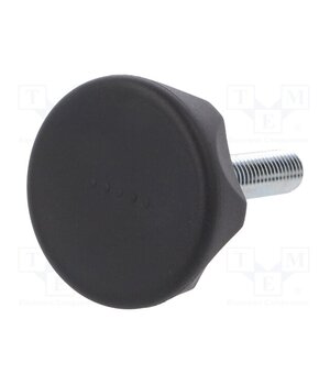 222451-C1 Knob; Ø: 56mm; Ext.thread: M10; 20mm; technopolymer PA; Cap: black KoLH5PchtM_hmeAp0jg5eSn5P-H2IXfcyfHpODnmxTI