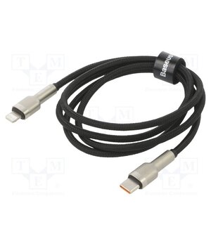 CATLJK-A01 Cable; USB 2.0; Apple Lightning plug,USB C plug; 1m; black frb39GD7or7IIUisie-57BgHNxyMUleROJexo1JpFhQ