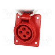 4142-6F8 Connector: AC supply 3-phase; socket; female; 16A; 400VAC; IP67 ZJq4dd-mb2mmy_p2t0vOhWZo2KfpC0gRVLDPIvu5VTc