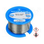 BROFIL 63 B2.1 1.0MM 100G Tin; lead-based; Sn63Pb37; 1mm; 100g; reel; 183°C; Flux: SW26 VUWqdPLb7fqldNTjtUfQ-2EilL6pvAhhHriXcb9oYEU