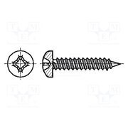 1376039 Screw; 2.2x13; Head: cheese head; Phillips; PH1; steel; zinc; BN 994 OBpX4yrCiMd0tq1tTZUQ0FVfsAuE8yXq7pDwQyZoddY