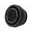 206150-3 Connector: circular; plug; female; PIN: 37; w/o contacts; for cable N9o93sca3nYCY8KlPcqUTwQerCdlL8C66EQ87ILcW_E