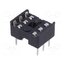 DS1009-06AT1NX-0A2 Socket: integrated circuits; DIP6; 7.62mm; THT; Pitch: 2.54mm OOgmSO6BfvcL8kZV7ZR6KtxzVTlzIiOby392hv-dZaU