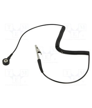 30-560-0604 Connection cable; ESD; Application: earthing ESD wristbands; 1MΩ nXRNcB2bHi4ksFDmZJvXruN5VejNM6BhIifOb6l5k4I