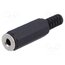JC-121 Connector: Jack 3,5mm; plug; female; mono,with strain relief WSSBH8ZPFKtBDRcAcyC1ODRX8s4Pvl84pKQxZ8anfKQ