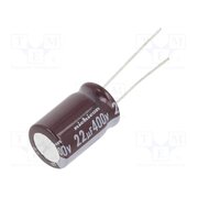 UCS2G220MHD1TO Capacitor: electrolytic; THT; 22uF; 400VDC; Ø12.5x20mm; Pitch: 5mm KFPragaLVEF_3UW2UJ7vqAAOMmOqCv4GprONf9n2QHA