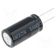 ESK108M2AL40RRS0P Capacitor: electrolytic; THT; 1mF; 100VDC; Ø18x40mm; ±20%; SK RUxMpJQvRJBCcczqxXSlEUbb62lnO42dYeZDVrrqC4g