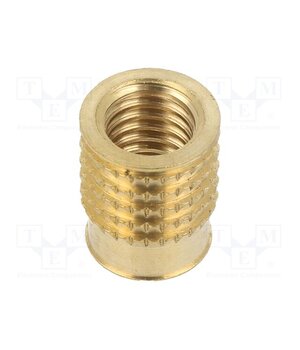 001M8 Threaded insert; brass; M8; BN 37885; L: 13.8mm; for plastic Se5JSit8-XpmhcBsW0rxGAxIUoO5ACQZUR9iQ-rlLmQ