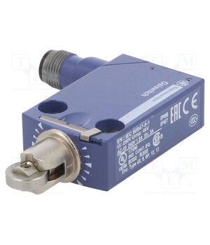 XCMD2102M12 Limit switch; metal roller Ø11,6mm; SPDT; 6A; max.250VAC; IP66 FhDI0Qqhe3etGF-0hybenO98FT_0rPwCMNabD60-_Ec