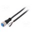 YF2A15-020UB5XLEAX Cable: for sensors/automation; M12; PIN: 5; straight; 2m; plug; 4A; Y NEEqvtYKvhPVVj52S3-wG5RuzJhZCgNPNeKVHGPtUy8