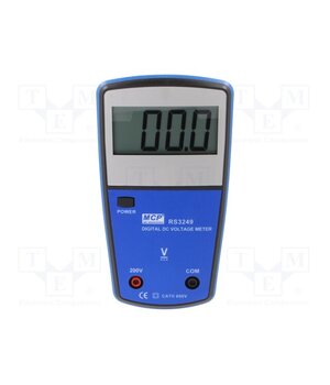 RS3249 Voltmeter; LCD; 3,5 digit; VDC: 100mV÷199.9V; 94x150x35mm; 0.5% ZIY2uEs_sxmWVTkk698jehVLSSFOhM47yU8UPNsx2pk