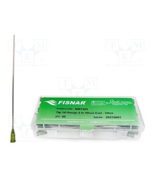 8001353 Needle: steel; 5"; Size: 14; straight; 1.6mm; Mounting: Luer Lock sBFKVAr4M4sSzafz2t0tL5V166JUNlQXXThpKH1Ega4