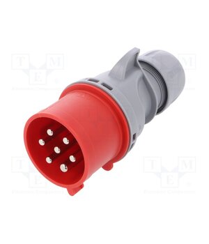 027-6V Connector: AC supply 3-phase; plug; male; 32A; 400VAC; IEC 60309 kMOpgPCw4JhQHEhSOPCurof3AXK4-IOBN0a41zfH52s