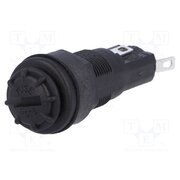FX0462 Fuse holder; 5x20mm; 250V; on panel; black; UL94V-0; polyester 0TfFYAUC_LUSenKEz4tl8EOLnEeNdn2Kmjfc7Ci32AA
