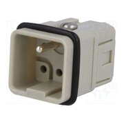 C14610A00550012 Connector: HDC; contact insert; male; 400V; PIN: 6; 5+PE; size A3 V2p0D2SQup7GmUcXMvEu6VTCnk9S9DnxmS4j6Q4my7c