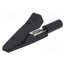 AX-CR-2PM-B Crocodile clip; 10A; 60VDC; black; Overall len: 41.5mm zHKAOfAQGoxO41orongbFpjCo6ivsDJ19uwHOoSiJrg