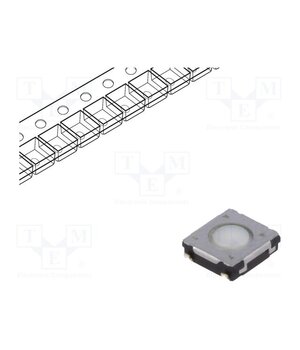 EVQQ2B01W Microswitch TACT; SPST; Pos: 2; 0.02A/15VDC; SMT; none; 0.5N; 2mm 68FWgx0cykNVNurbtFtC2gsYJTsHZyXe3ze8qJOcGTs